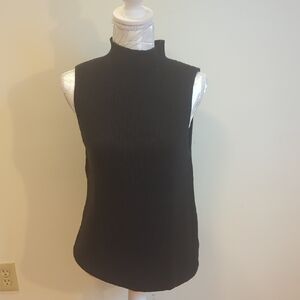 Chic Black Sleeveless Women's Tank Top